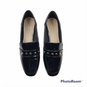 Nine West Black Studded Loafer